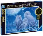 500 Teile Ravensburger Puzzle Star Line Eulen im Mondschein 16595
