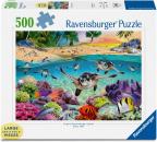 500 Teile Ravensburger Puzzle Large Pieces Große Teile Meeresschildkröten 17456