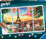Ravensburger Malen nach Zahlen CREART Premium Sonderserie Paris Reflections Triptychon 20134