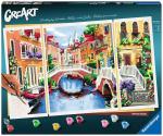 Ravensburger Malen nach Zahlen CREART Premium Sonderserie Venetian Dreams Triptychon 20135