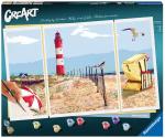 Ravensburger Malen nach Zahlen CREART Premium Sonderserie Beside the Seaside Triptychon 20277