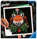 Ravensburger Malen nach Zahlen CREART Trend Serie Quadratisch Pixie Cold Fox Fuchs 23511