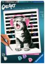 Ravensburger Malen nach Zahlen CREART Trend Serie C Singing Cat 23545