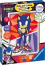 Ravensburger Malen nach Zahlen Classic Serie D Character Sonic New Yoke City 23636