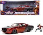 Jada Modellauto Hollywood Rides Marvel Star Lord 1967 Ford Mustang mit Figur 1:24 253225019