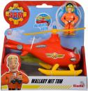 Simba Spielfahrzeug Feuerwehr Helikopter Feuerwehrmann Sam Junior Wallaby mit Tom Thomas 109252507