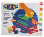 Simba Spielzeug Kreativ Knete ART & FUN Softknete Knetpresse und 3x 50g Dose 106329097