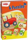 2, 3, 4 Teile HABA Kinder Puzzle 6 erste Puzzles Bauernhof 2012185002