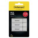 Intenso USB Stick 32GB Speicherstick Alu Line silber 3er Pack
