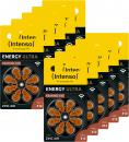 80 Intenso Energy Ultra Hearing Aid Typ 312 Zink-Luft Hörgerätebatterien im 8er Blister