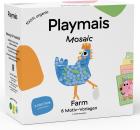 PlayMais Bastel Kreativität Bastelset Mosaic 2300 Farm Bauernhof ab 3 Jahren 160966