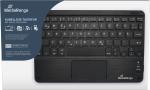 Mediarange Funk Tastatur Compact QWERTZ 64 Tasten und Touchpad schwarz