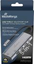 Mediarange USB TYP C Hub Multiport 5in1 2x USB, 2x HDMI, USB TYP C Power Delivery