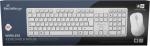 Mediarange Set Funk Maus und Tastatur 3 Tasten kabellos weiß MROS278