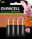 4 Duracell Akku AA 2500mAh Nickel-Metall-Hydrid im 4er Blister