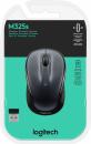 Logitech Maus M325s optisch Wireless kabellos 3 Tasten 1000 dpi dark silver 910-006812