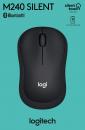 Logitech Maus M240 optisch Wireless kabellos Bluetooth 3 Tasten 4000 dpi grafit 910-007119