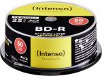 25 Intenso Rohlinge Blu-ray BD-R Dual Layer full printable 50GB 6x Spindel