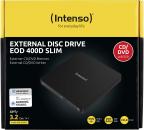 Intenso Brenner extern EOD 400D SLIM für CD / DVD / M-Disc USB 3.2 USB-A / USB-C schwarz