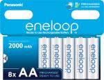 8 Panasonic Akku AA 2000mAh eneloop pre-charged im 8er Blister
