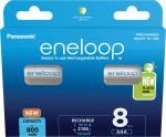 8 Panasonic Akku AAA 800mAh eneloop pre-charged im 8er Blister