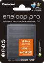 4 Panasonic Akku AA 2500mAh eneloop pro pre-charged in 4er Akkubox