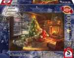 1000 Teile Schmidt Spiele Puzzle Thomas Kinkade Der Weihnachtsmann ist da! 59495