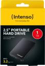 Intenso HDD externe Festplatte Memory Case 2,5 Zoll 1TB USB 3.2 schwarz certified refurbished
