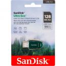 Sandisk USB Stick 128GB Speicherstick Ultra Eco Drive grün USB 3.2
