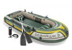 Intex Schlauchboot Sport Seahawk 3 Set Alu-Paddel Pumpe 3 Personen 295cm x 137cm x 43cm 68380NP
