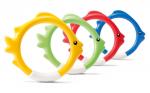 4 Intex Tauchringe Underwater Fish Rings bunt ab 6 Jahren 55507