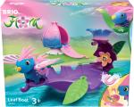 Brio Flora Spielfigur Poppys Lilys Blätter-Boot 13 Teile inkl. 1 Flora Figur 36234