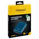 Intenso Powerbank mobile Ladestation Slim XS 10000 mAh Typ A / C USB OUT petrol