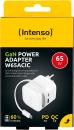 Intenso Ladegerät Power Adapter 65 Watt W65ACIC GaN 1x USB-A + 2x USB-C für 3 Geräte weiß