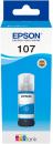 Epson Tintenbehälter Tinte 107 C cyan, blau
