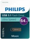 Philips USB Stick 64GB Speicherstick Moon Aluminium grau USB 3.1
