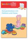 LÜK bambinoLÜK Buch Konzentration mit Elefant und Hase ab 4 Jahren 247505