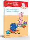 LÜK bambinoLÜK Set Buch und Kontrollgerät Konzentration mit Elefant und Hase ab 4 Jahren 247510