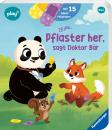 Ravensburger Buch Play+ Mein lustiges Spielbuch Pflaster her, sagt Doktor Bär ab 2 Jahre 45642