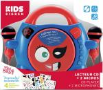 Bigben tragbarer CD Player CD59 Boy My Billy blau für Kinder 2 Mikrofone Karaoke AU355246