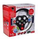 BIG Outdoor Spielzeug Lenkrad Bobby Car Rescue Sound Wheel silber, schwarz 800056493