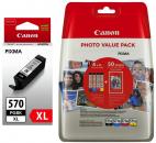 5 Canon Druckerpatronen Tinte PGI-570 XL PGBK / CLI-571 XL BK / C / M / Y Multipack