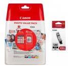 5 Canon Druckerpatronen Tinte PGI-580 XXL PGBK / CLI-581 XL BK / C / M / Y Multipack