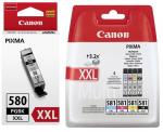 5 Canon Druckerpatronen Tinte PGI-580 XXL PGBK / CLI-581 XXL BK / C / M / Y Multipack