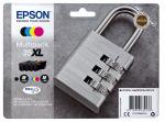 4 Epson Druckerpatronen Tinte 35 XL T3596 BK / C / M / Y Multipack