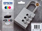 4 Epson Druckerpatronen Tinte 35 T3586 BK / C / M / Y Multipack