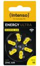 6 Intenso Energy Ultra Hearing Aid Typ 10 Zink-Luft Hörgerätebatterien im 6er Blister