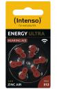 6 Intenso Energy Ultra Hearing Aid Typ 312 Zink-Luft Hörgerätebatterien im 6er Blister