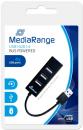 Mediarange USB Hub 1 : 4 USB Stromversorgung über USB schwarz