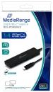 Mediarange USB Hub Typ C 1 : 4 USB 3.0 USB schwarz